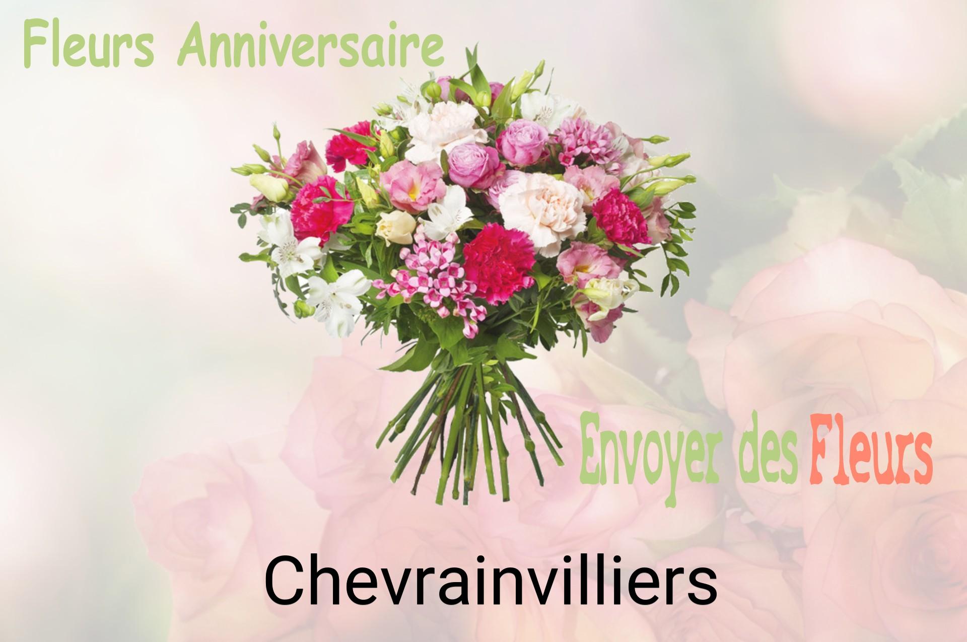 Bouquet de fleurs d’anniversaire livré à Chevrainvilliers