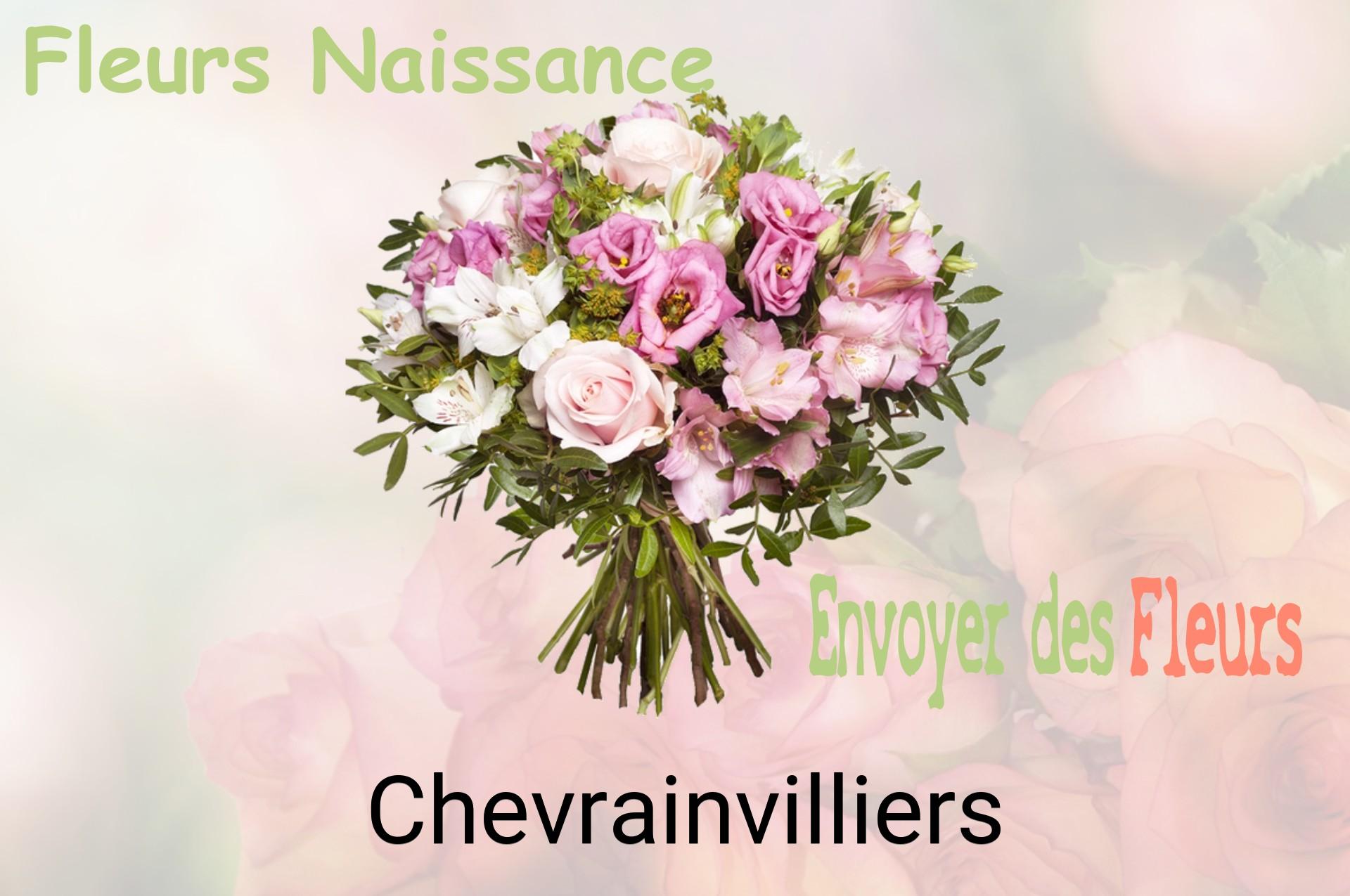 Bouquet de fleurs de naissance livré à Chevrainvilliers